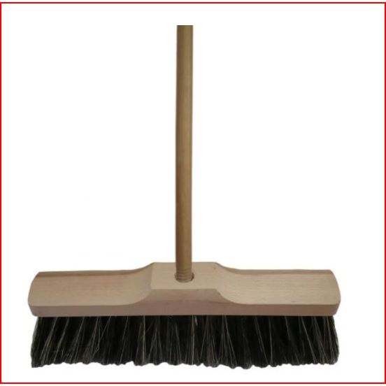 Zmeták drev. 30cm so závitom s tyčou bukovou 150cm 