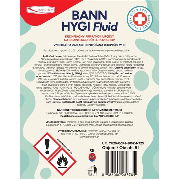 BANN HYGI Fluid 5 l