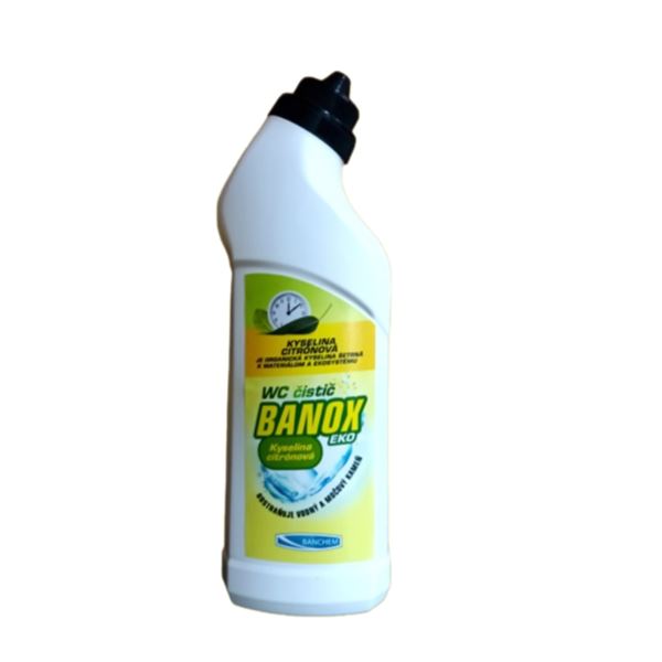 BANOX WC čistič C6H8O7  + EKO (00) 750 ml 