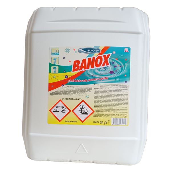 Banox - dezinfekčný a bieliaci prostriedok 5 L