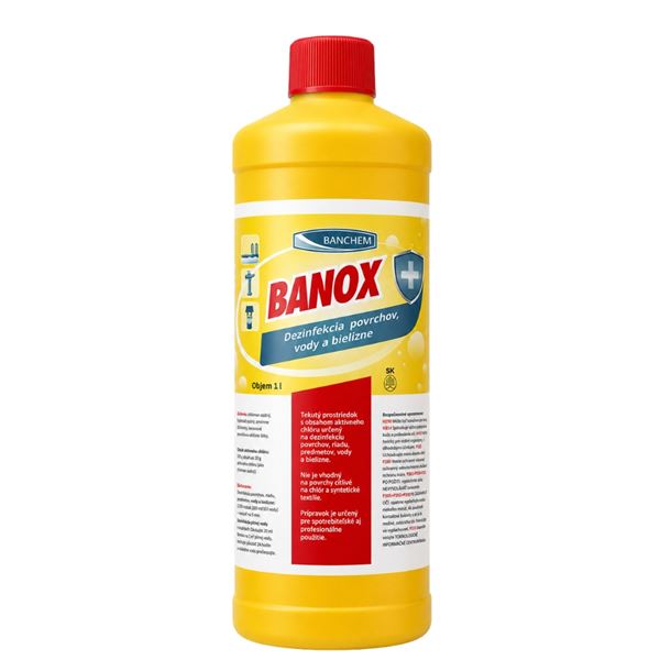 Banox - dezinfekčný a bieliaci prostriedok 1 L