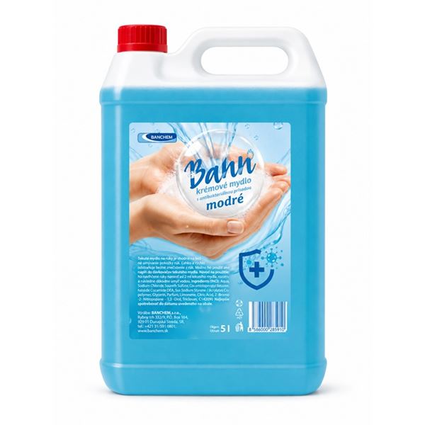 BANN tekuté mydlo modré s antibakteriálnou prísadou 5 l
