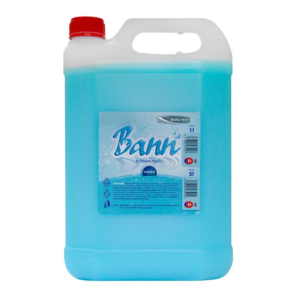 BANN tekuté mydlo modré s antibakteriálnou prísadou 5 l