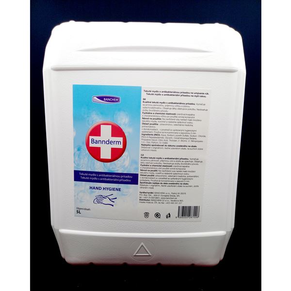 Bannderm - tekuté antibakteriálne mydlo 5 L