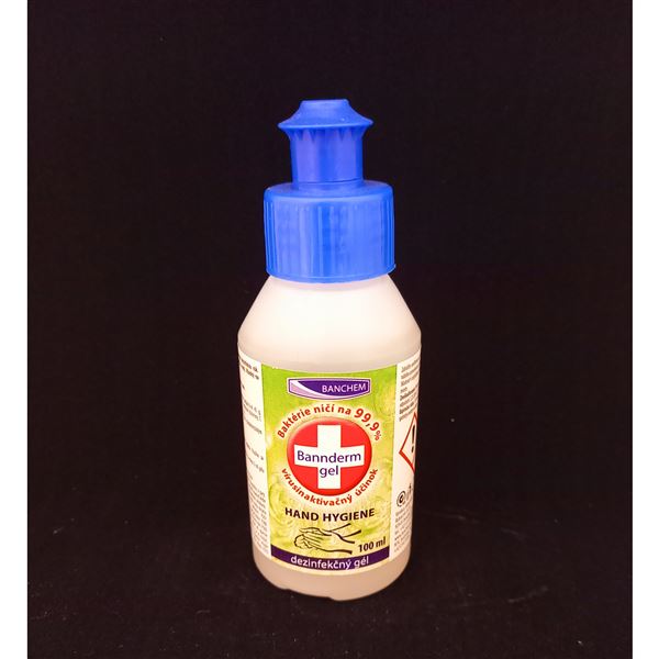 Bannderm gel - gelový prípravok na dezinfekciu rúk 100 ml