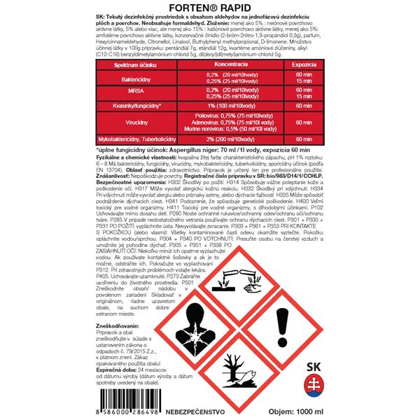 FORTEN RAPID 1 L