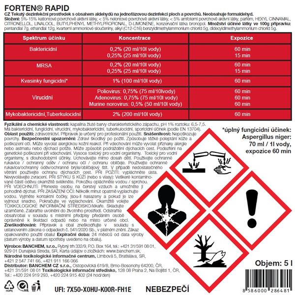 FORTEN RAPID 5 L