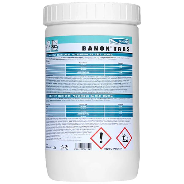 Banox tabs - tabletová dezinfekcia 300 tbl