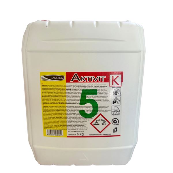 Aktivit K - kyselinový, penivý čistič 6 kg